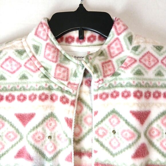 Alfred Dunner PXL 100% Polyester Colorful Casual Jacket with 2 Pockets in Front. - Picture 4 of 12